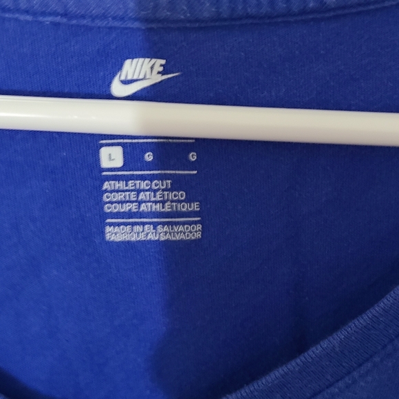 Duke University Nike Women's Blue V-Neck Tee Large - Picture 2 of 4